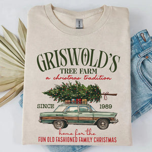 Griswold Christmas Tree Farm Shirt, Christmas Vacation Sweater, Retro Family Christmas Sweatshirt T1651