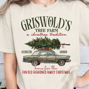 Griswold Christmas Tree Farm Shirt, Christmas Vacation Sweater, Retro Family Christmas Sweatshirt T1651