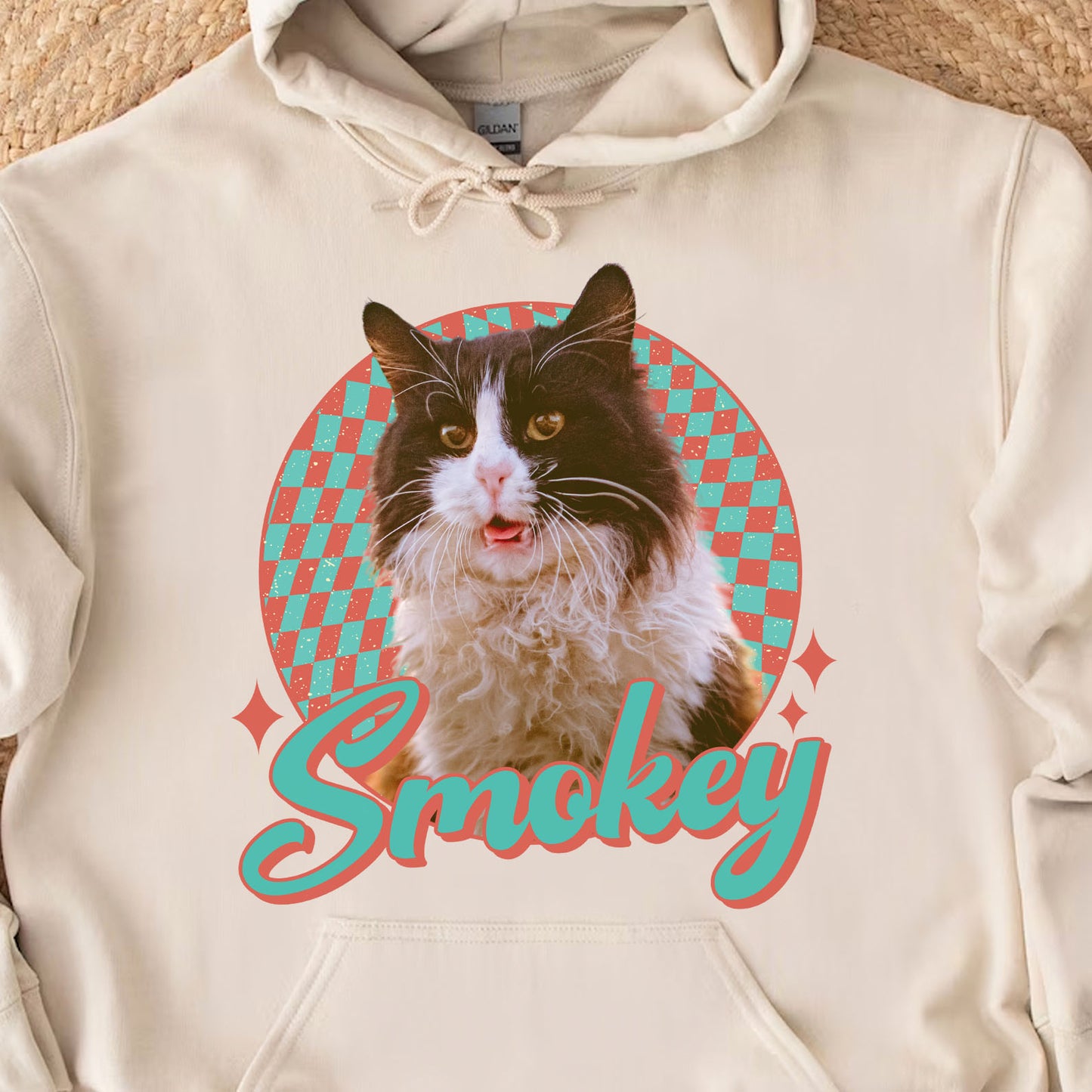 Custom Vintage Pet Shirt, Live Preview Dog Photo and Name Shirt, Personalized Photo Dog Cat Shirt T1670