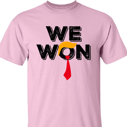 Trump We Won Sweatshirt, Trump 47th President Sweatshirt, Trump Supporters 2024 Ugly Sweatshirt T1679 - GOP