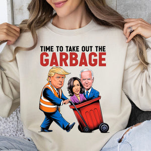 Time To Take Out The Garbage, Funny Trump Garbage, Republican Trump MAGA Shirt T1695 - GOP