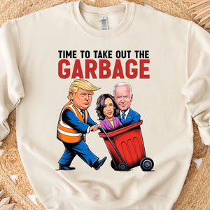 Time To Take Out The Garbage, Funny Trump Garbage, Republican Trump MAGA Shirt T1695 - GOP