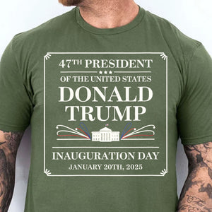 Women A New Term Begins Donald Trump Inauguration 2025, 47th US President Inauguration Shirt, Trump Vance 2025 Inauguration Shirt Dark T1700 - GOP