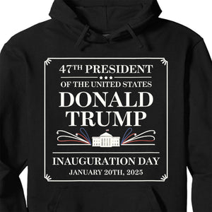 Women A New Term Begins Donald Trump Inauguration 2025, 47th US President Inauguration Shirt, Trump Vance 2025 Inauguration Shirt Dark T1700 - GOP