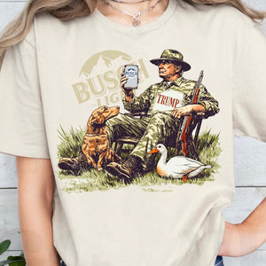 Hunting Trump, Gun Trump, MAGA Camo Trump Shirt Bright T1705 - GOP