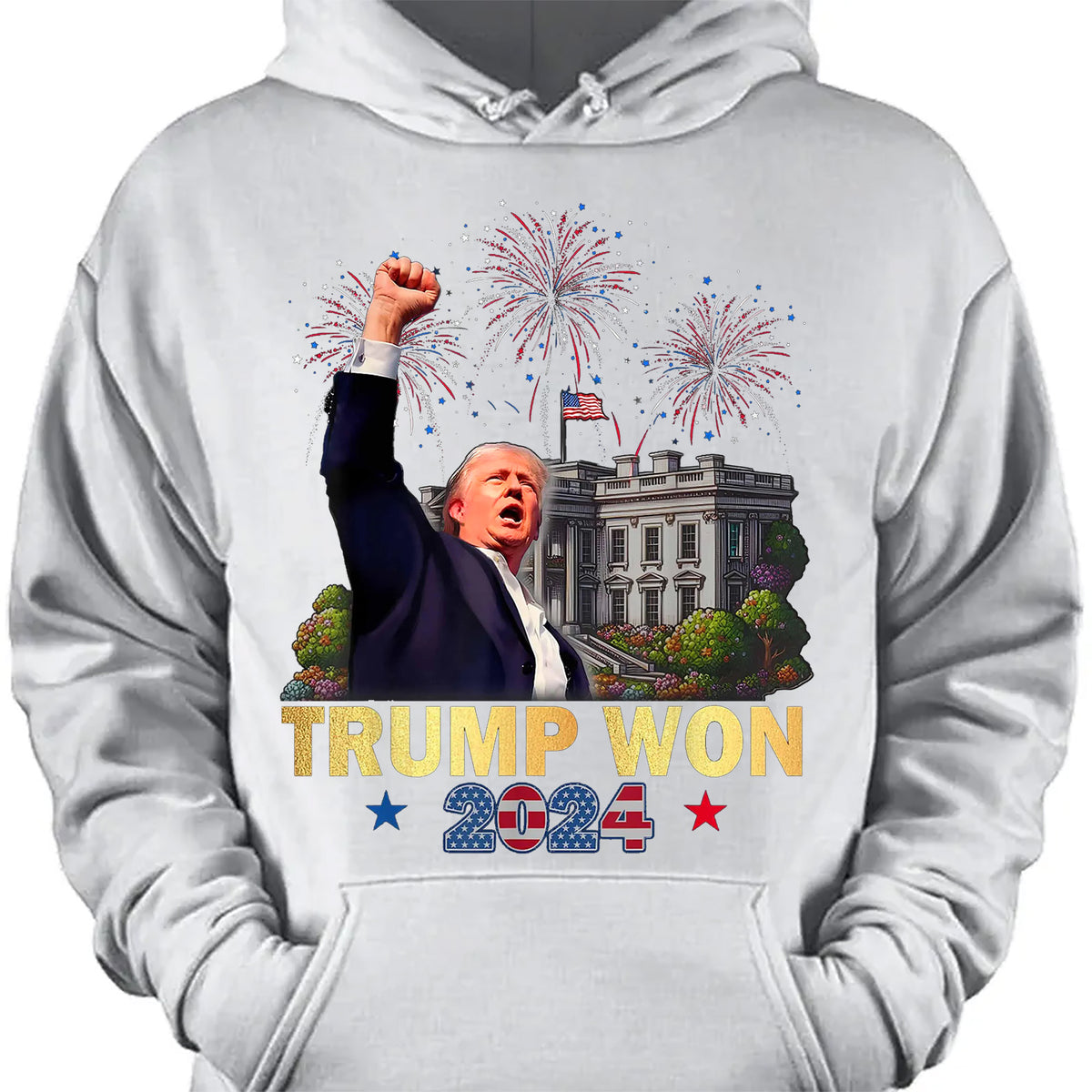 Trump Won, Trump Victory Shirt, Donald Trump US President 47th Shirt Dark T1708 - GOP