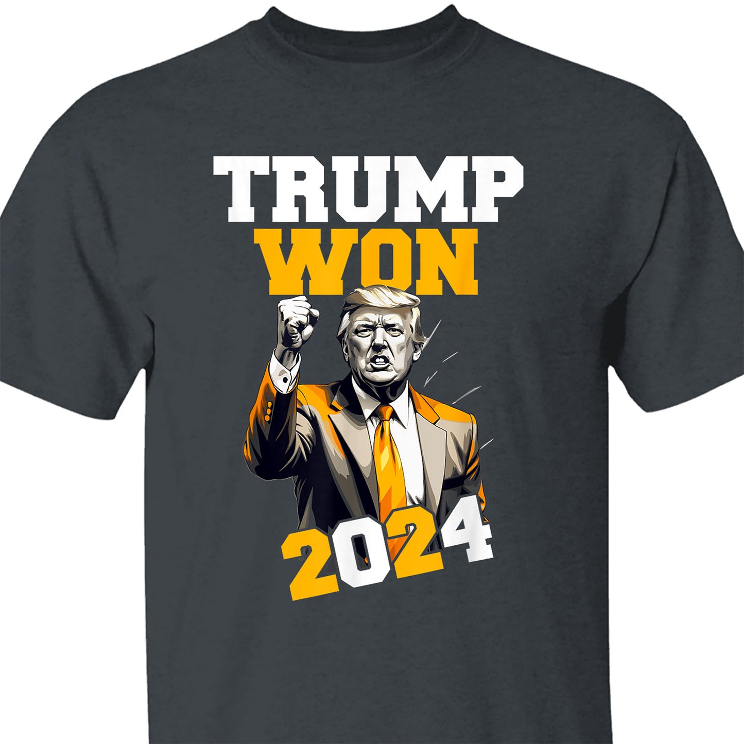 Trump Won 2024, Trump Winning Election Shirt, Trump 47th President Shirt Dark T1714 - GOP