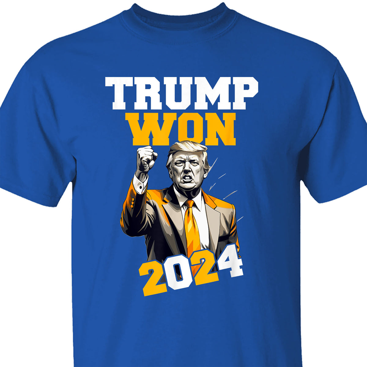 Trump Won 2024, Trump Winning Election Shirt, Trump 47th President Shirt Dark T1714 - GOP