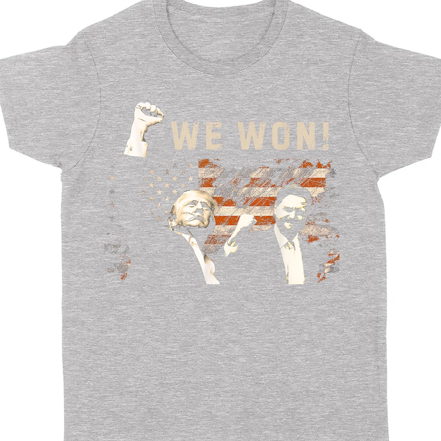 Trump Vance We Won, Trump Winning Election Shirt, Trump 47th President Shirt Dark T1715 - GOP