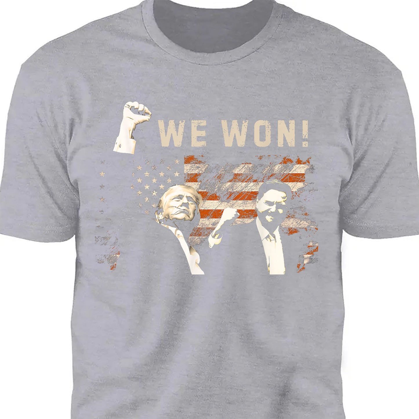 Trump Vance We Won, Trump Winning Election Shirt, Trump 47th President Shirt Dark T1715 - GOP