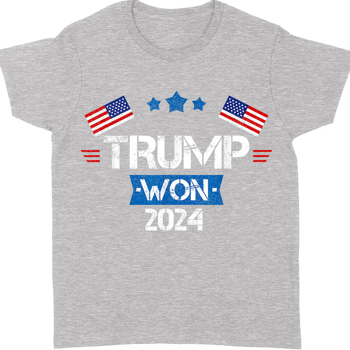 Trump Won 2024, Trump Winning Election Shirt, Trump 47th President Shirt Dark T1716 - GOP