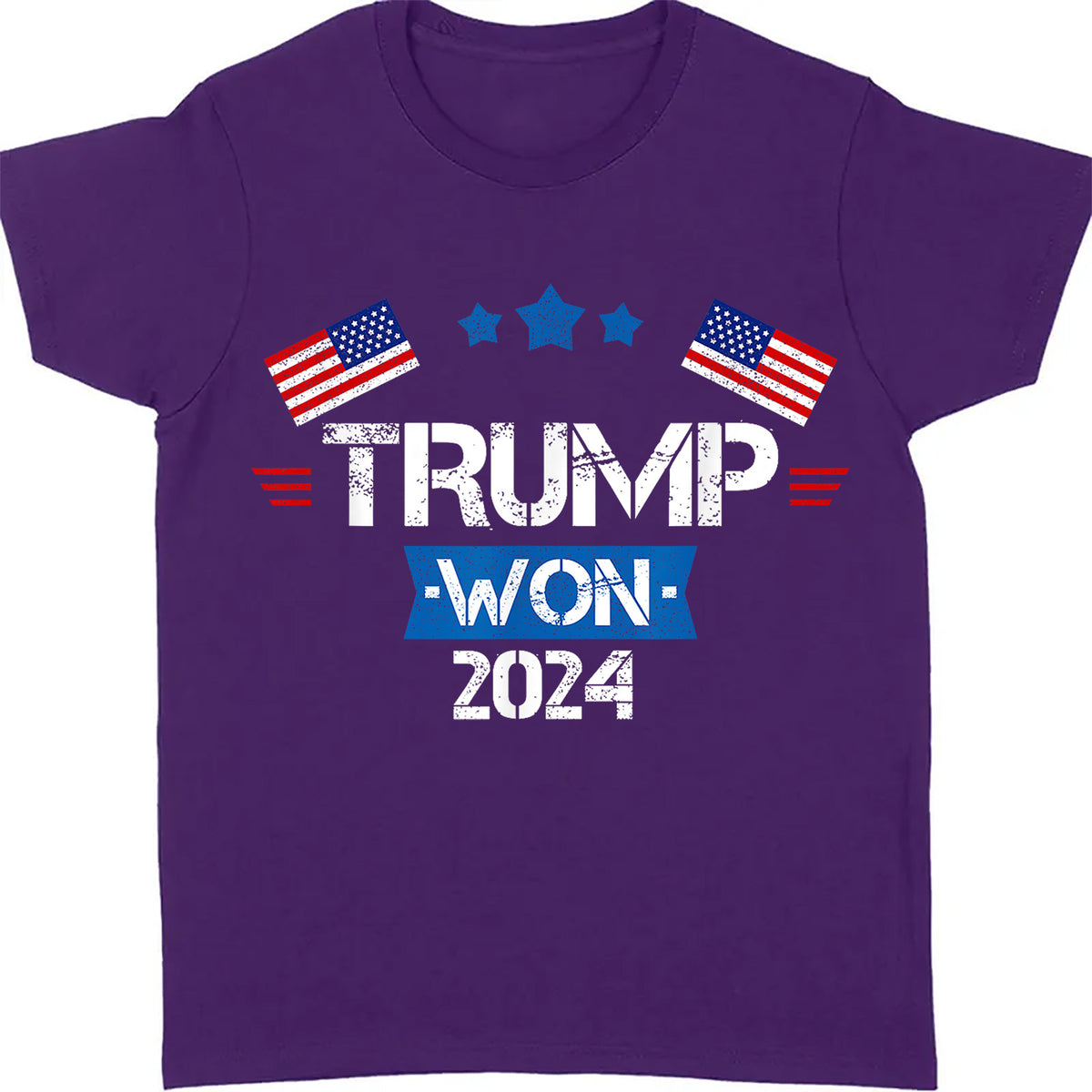 Trump Won 2024, Trump Winning Election Shirt, Trump 47th President Shirt Dark T1716 - GOP
