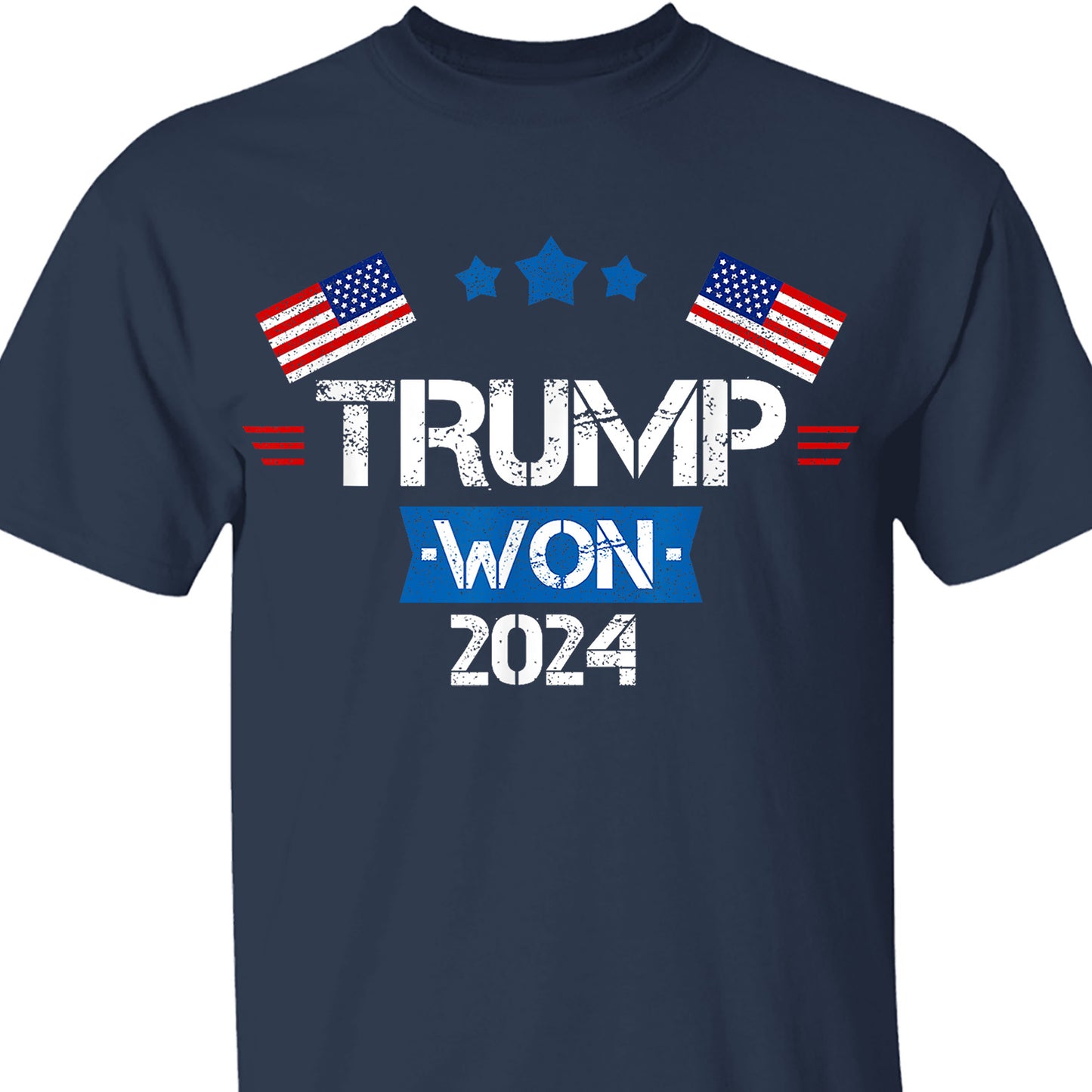 Trump Won 2024, Trump Winning Election Shirt, Trump 47th President Shirt Dark T1716 - GOP