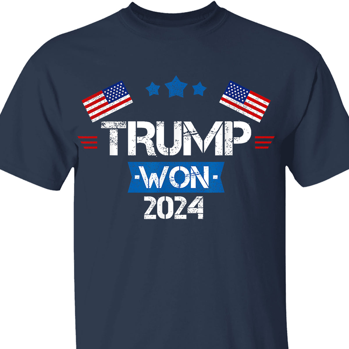 Trump Won 2024, Trump Winning Election Shirt, Trump 47th President Shirt Dark T1716 - GOP