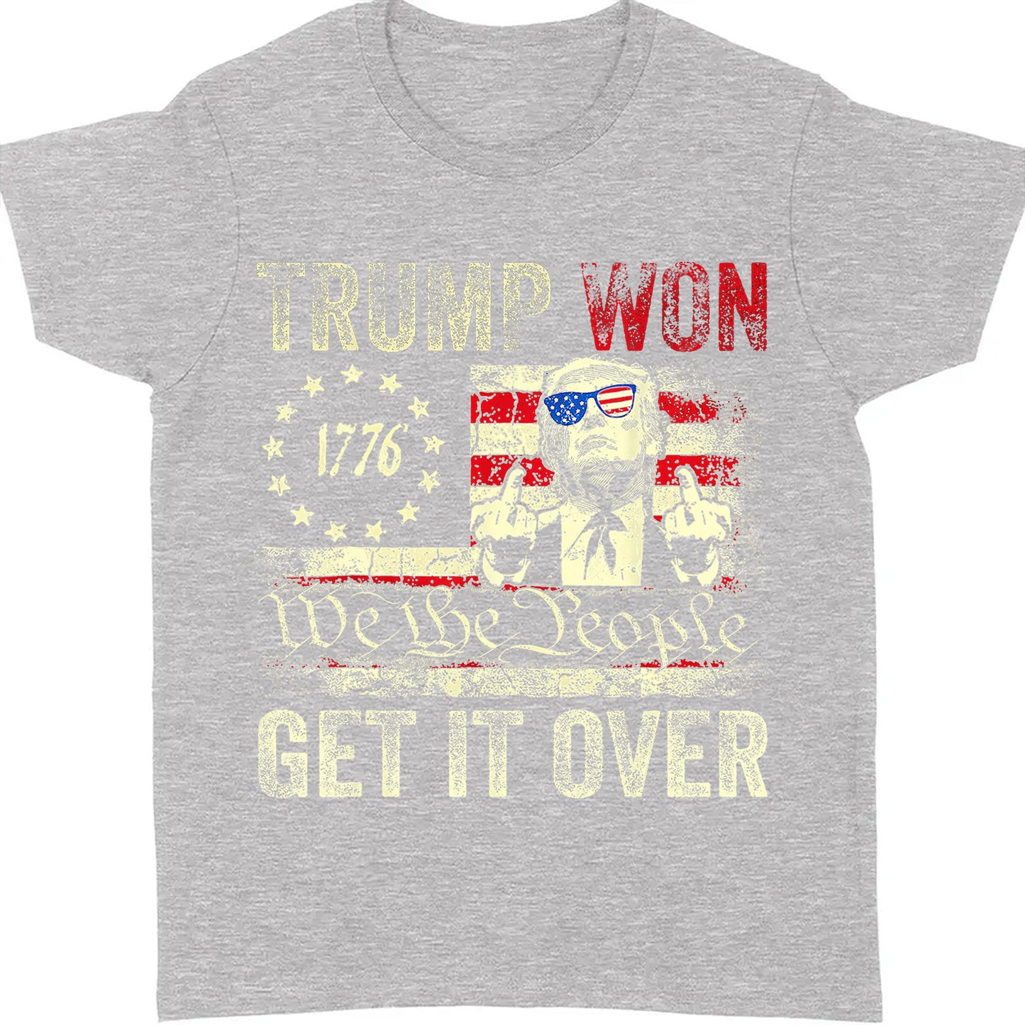 Trump We Won, Funny Trump Winning Election Shirt, Trump 47th President Shirt Dark T1723 - GOP