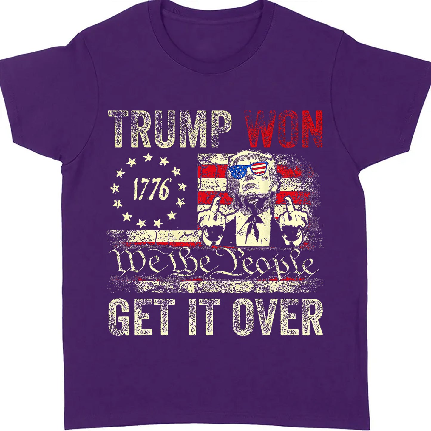 Trump We Won, Funny Trump Winning Election Shirt, Trump 47th President Shirt Dark T1723 - GOP
