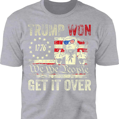 Trump We Won, Funny Trump Winning Election Shirt, Trump 47th President Shirt Dark T1723 - GOP