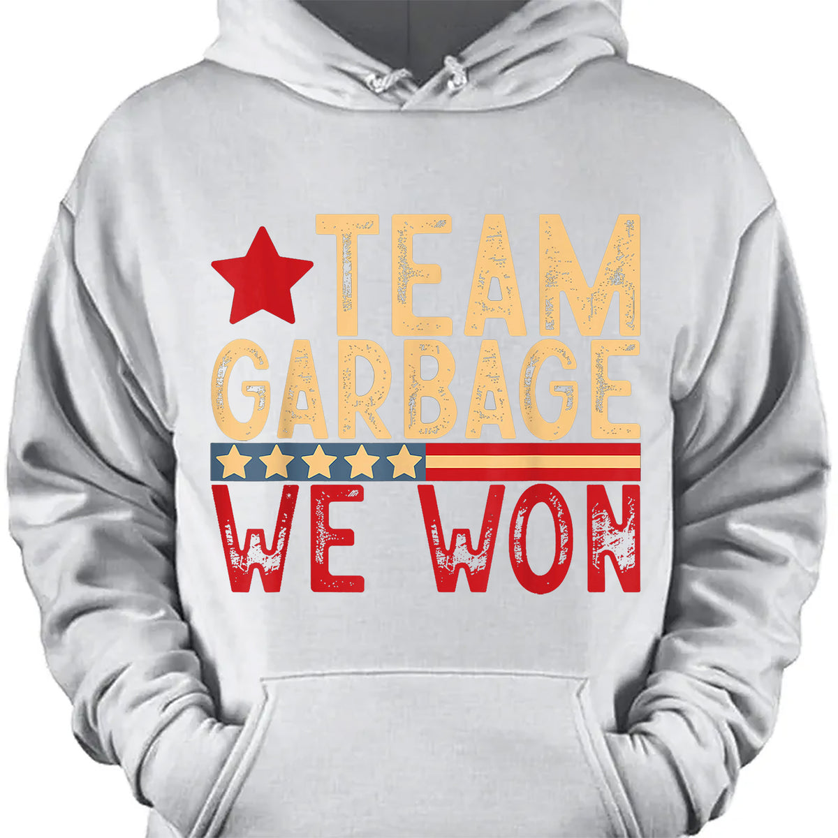 Team Garbage We Won, Team Garbage For Trump 2024 Shirt, Trump 47th President Shirt Dark T1724 - GOP