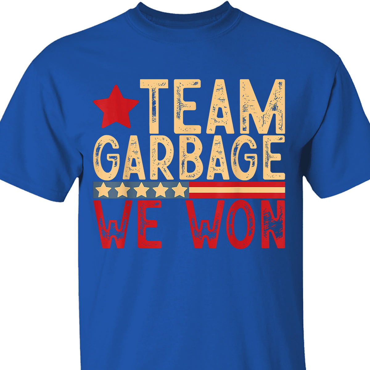 Team Garbage We Won, Team Garbage For Trump 2024 Shirt, Trump 47th President Shirt Dark T1724 - GOP