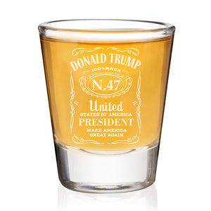 Donald Trump United States of America President | Make America Great Again Shot Glass | Trump 47th President Print Shot Glasses T1749 - GOP