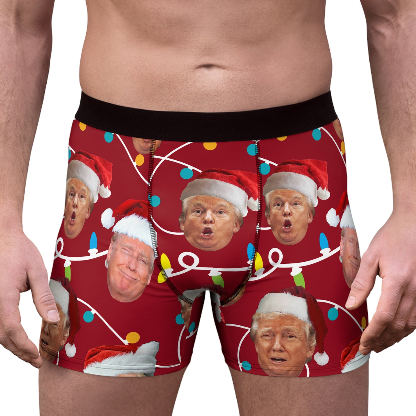 Funny Trump Face Boxer Briefs, Political Xmas Gift, Trump Christmas Gift, Republican Gift 681763 - GOP