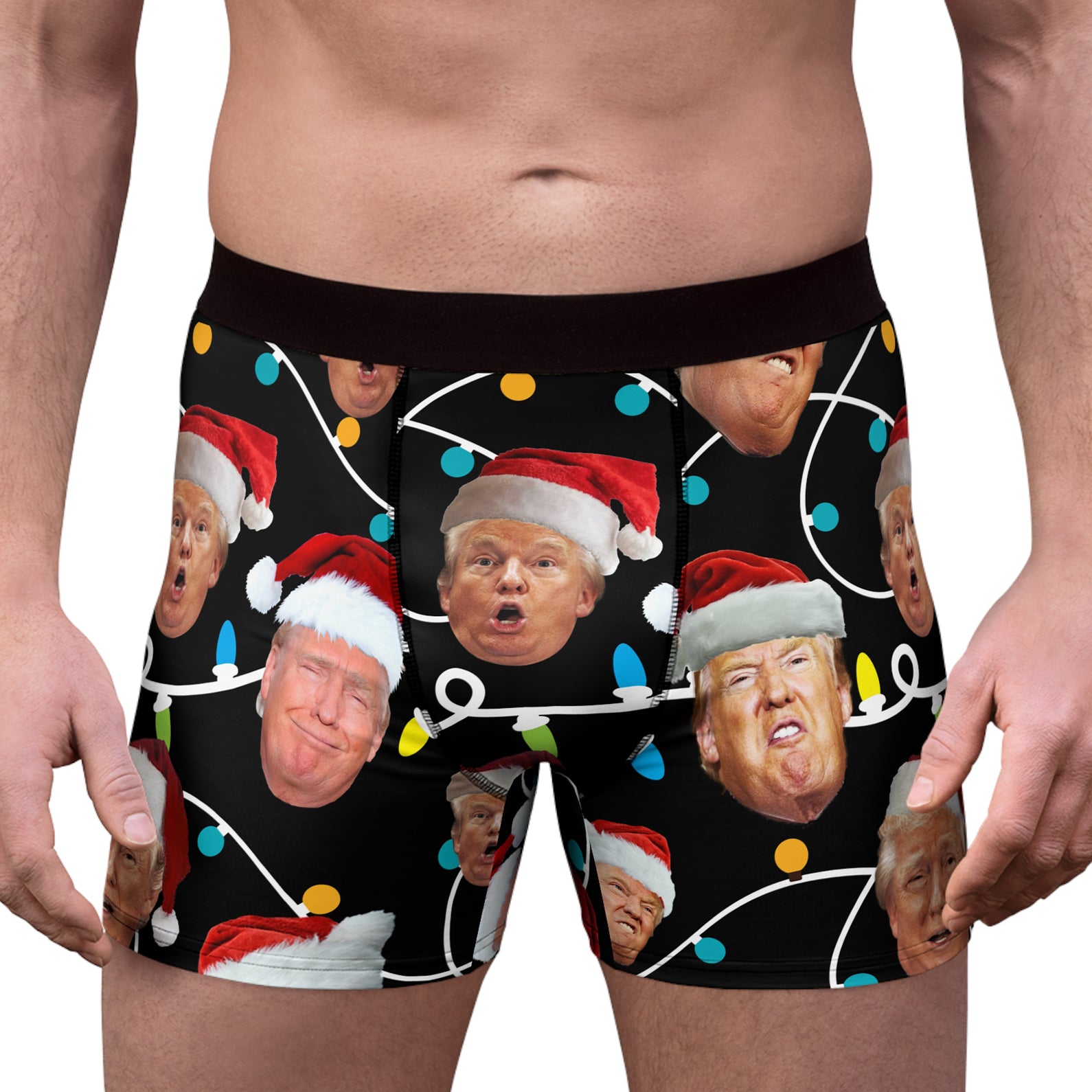 Funny Trump Face Boxer Briefs, Political Xmas Gift, Trump Christmas Gift, Republican Gift 681763 - GOP