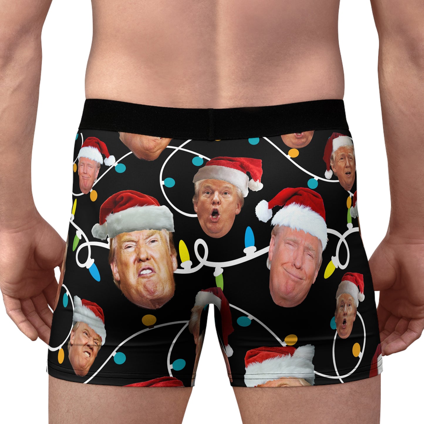 Funny Trump Face Boxer Briefs, Political Xmas Gift, Trump Christmas Gift, Republican Gift 681763 - GOP