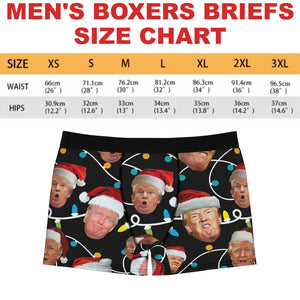 Funny Trump Face Boxer Briefs, Political Xmas Gift, Trump Christmas Gift, Republican Gift 681763 - GOP