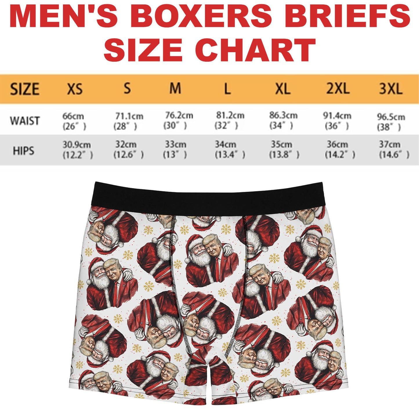 Santa's Favorite President Boxer Briefs, Political Xmas Gift, Trump Christmas Gift, Republican Gift 681778 - GOP