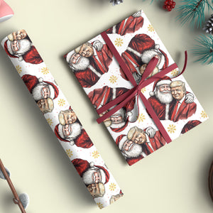 Santa's Favorite President Wrapping Paper, Political Xmas Gift Wrap, Trump Christmas Gift, Republican Gift 681778 - GOP - WFD