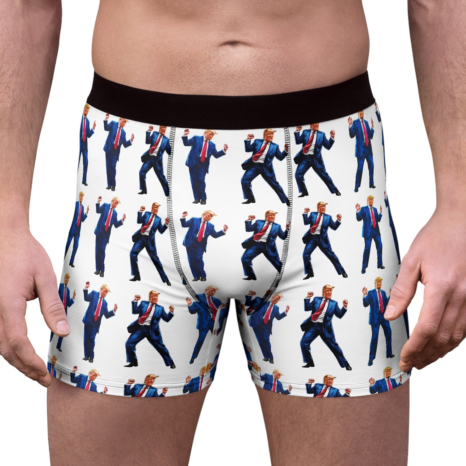 Trump Christmas Dancing Boxer Briefs, Political Xmas Gift, Trump Christmas Gift, Republican Gift 681828 - GOP