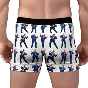 Trump Christmas Dancing Boxer Briefs, Political Xmas Gift, Trump Christmas Gift, Republican Gift 681828 - GOP