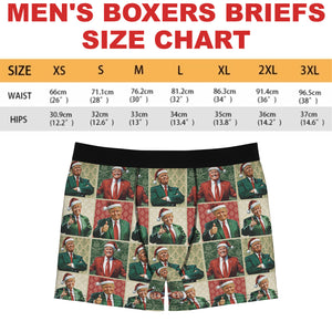 Jolly Trump Boxer Briefs, Political Xmas Gift, MAGA Gift, Trump Christmas Gift, Republican Gift 681833 - GOP