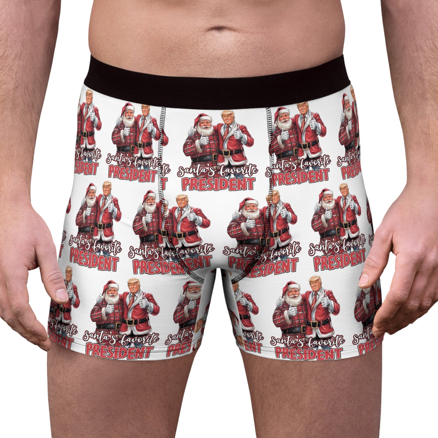 Santa's Favorite President Boxer Briefs, Trump Christmas Gift, Republican Gift 681835 - GOP