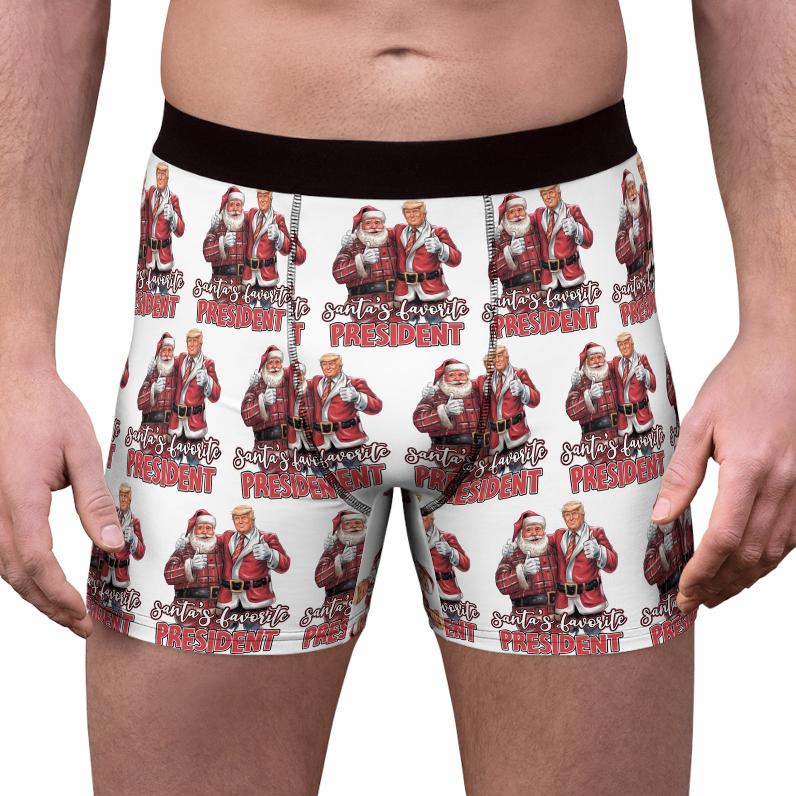 Santa's Favorite President Boxer Briefs, Trump Christmas Gift, Republican Gift 681835 - GOP