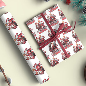 Trump Christmas Wrapping Paper, Santa Wrapping Paper Christmas, Republican Gift M1835 - GOP