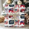 Trump Vance Coquette Wrapping Paper, MAGA Gift Wrap, Patriotic Present, Republican Gift 681836 - GOP