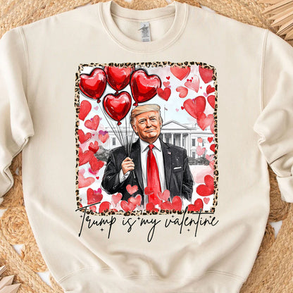 Trump Is My Valentine, Retro Valentines Shirt, Funny Trump Sweatshirt Bright 681849 - GOP