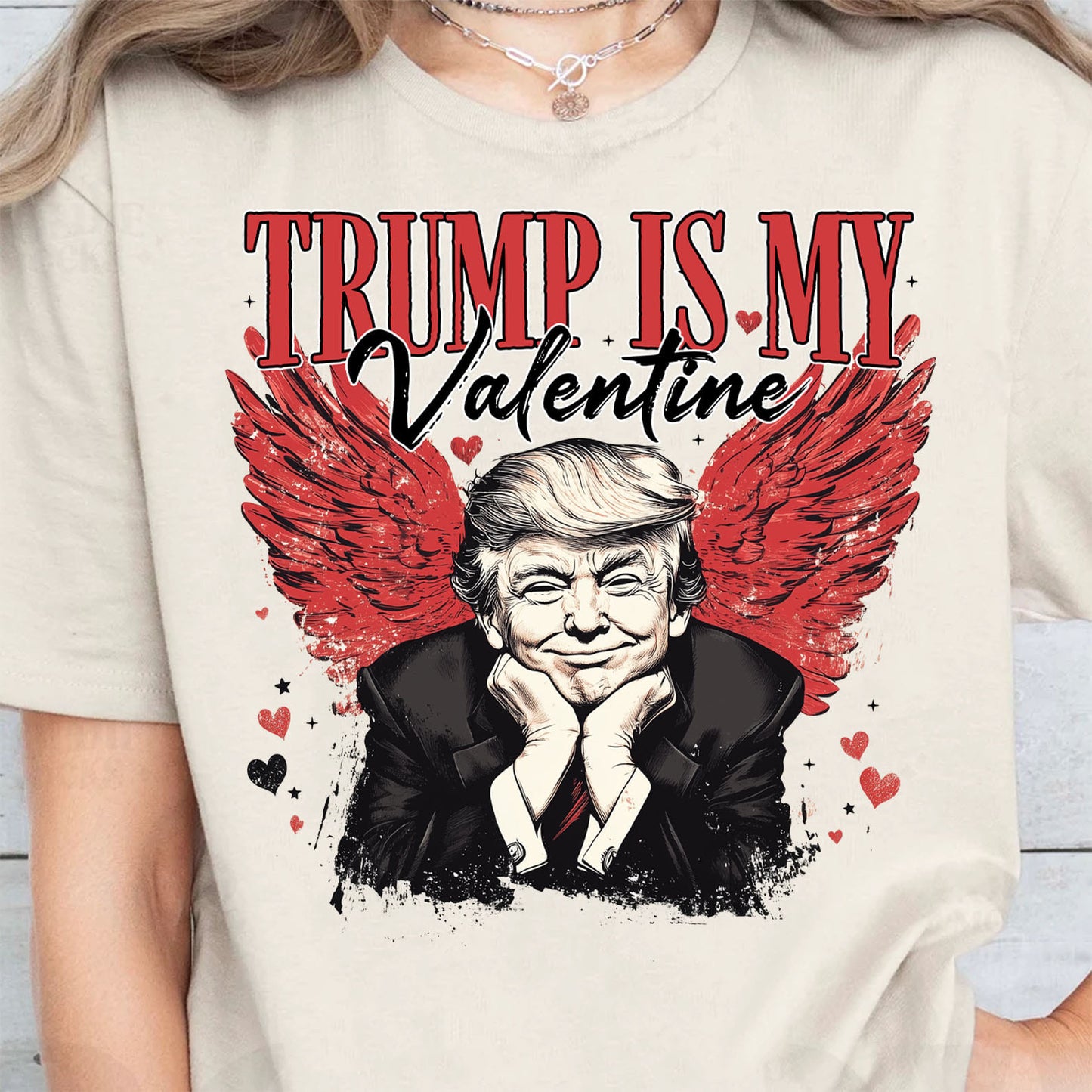 Trump Is My Valentine, Retro Valentines Shirt, Trump Valentine's Day Sweatshirt Bright 681850 - GOP
