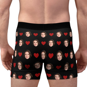 Live Preview Custom Face Photo Property Of | Personalized Upload Photo Boxer Briefs | Gift Ideas for Husband, Boyfriend, Valentines Day 681854