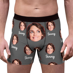 This Juicy Ass Belongs To Boxer Briefs, Custom Face Photo Boxer, Custom Valentine Gift Ideas for Husband, Boyfriend 681857