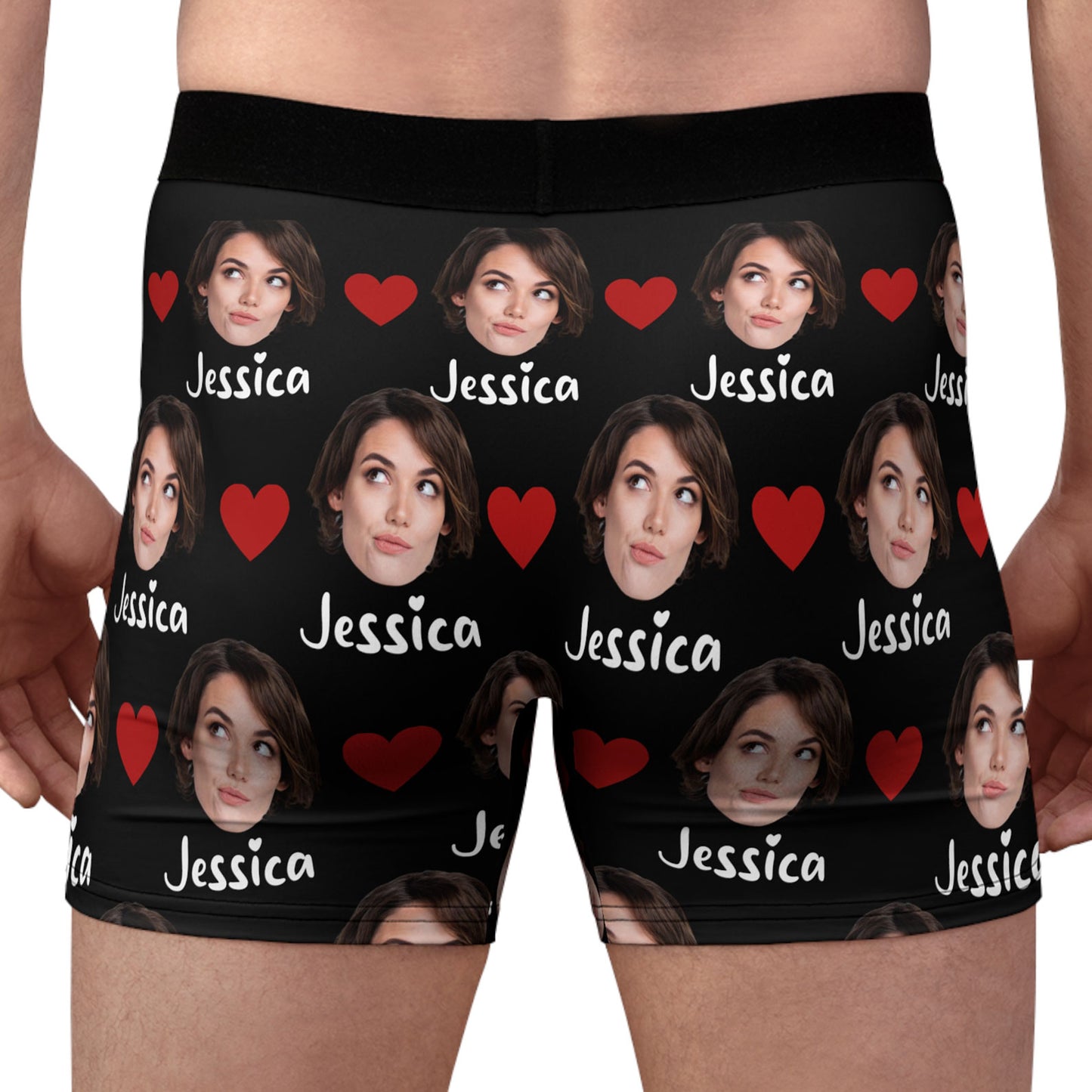 I'm Nuts About You | Live Preview Custom Face Photo Boxer Briefs | Personalized Gift Ideas for Husband, Boyfriend, Valentines Day 681860