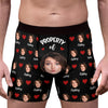 Custom Photo Property Of | Live Preview Custom Face Photo Boxer Briefs | Funny Personalized Gift Ideas for Husband, Boyfriend, Valentines Day 681861