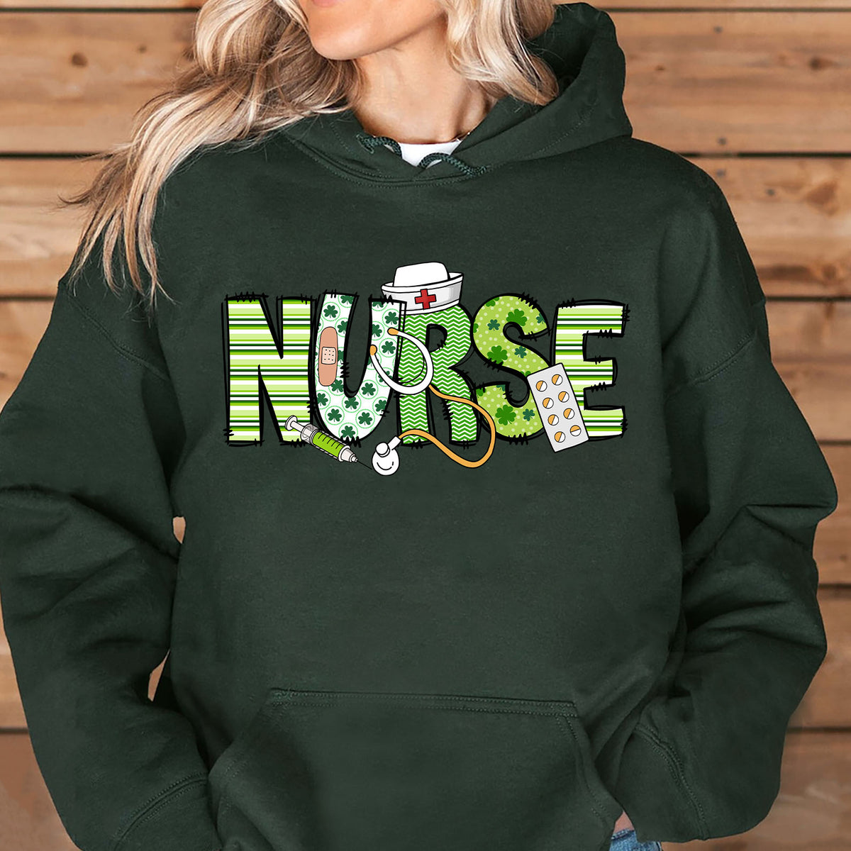 Patricks Day Nurse Tee, St Patrick's Day Shirt, St. Patrick's Day Sweater, Lucky Irish Women Shirt Dark 681872
