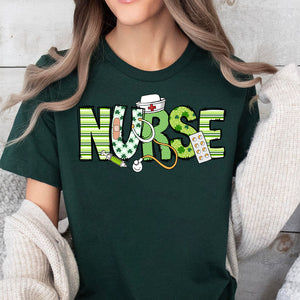 Patricks Day Nurse Tee, St Patrick's Day Shirt, St. Patrick's Day Sweater, Lucky Irish Women Shirt Dark 681872