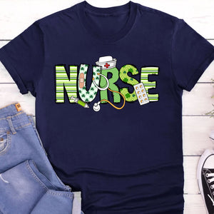 Patricks Day Nurse Tee, St Patrick's Day Shirt, St. Patrick's Day Sweater, Lucky Irish Women Shirt Dark 681872