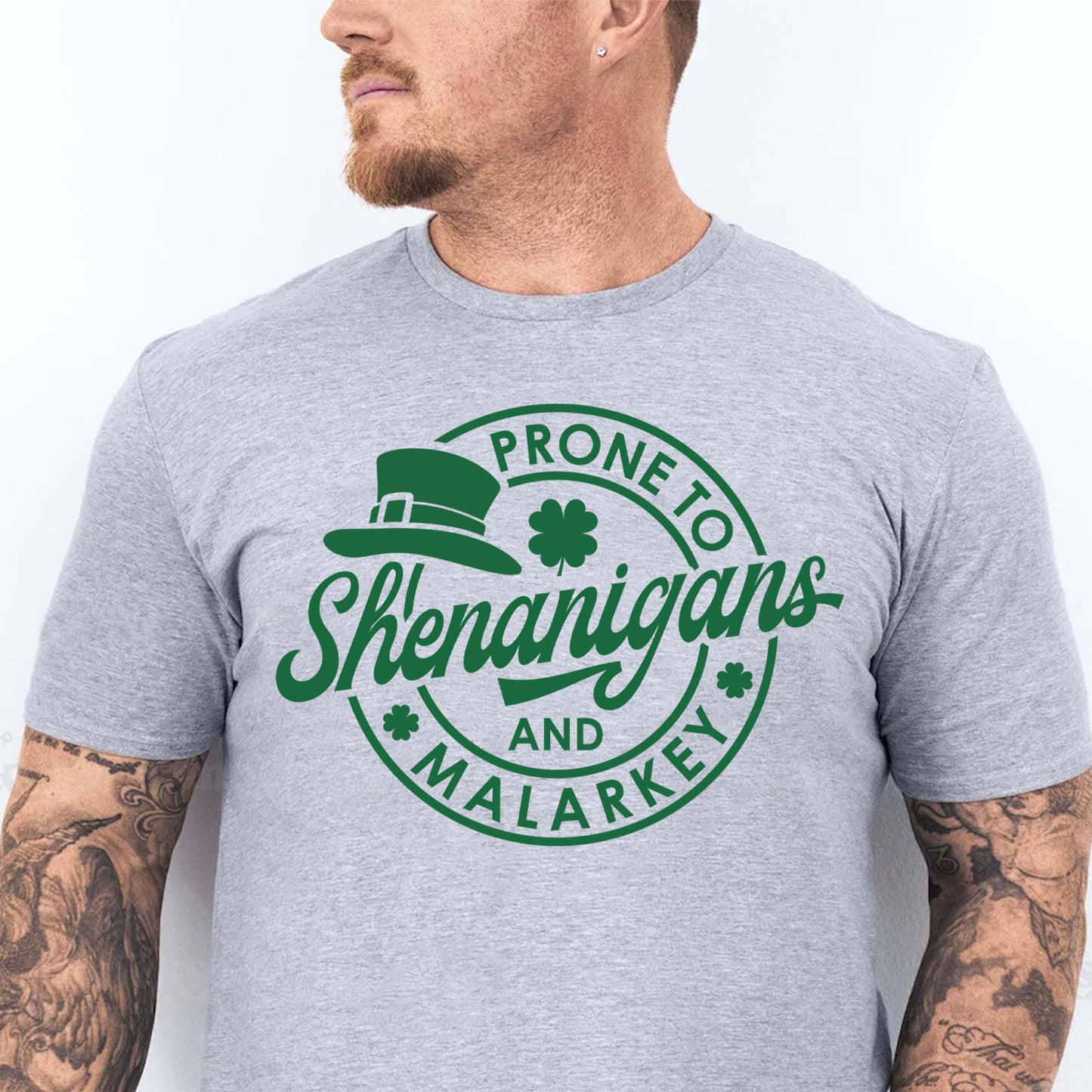 Prone To Shenanigans and Malarkey Sweatshirt, St. Patrick's Day Shirt, Shamrock Sweatshirt Bright Shirt 681873