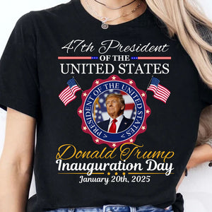 Inauguration Day Shirt, President Trump 47th Tee, Political Shirt Dark 681879 - GOP