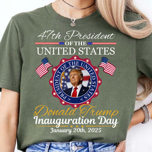 Inauguration Day Shirt, President Trump 47th Tee, Political Shirt Dark 681879 - GOP