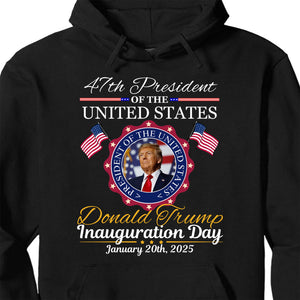 Inauguration Day Shirt, President Trump 47th Tee, Political Shirt Dark 681879 - GOP